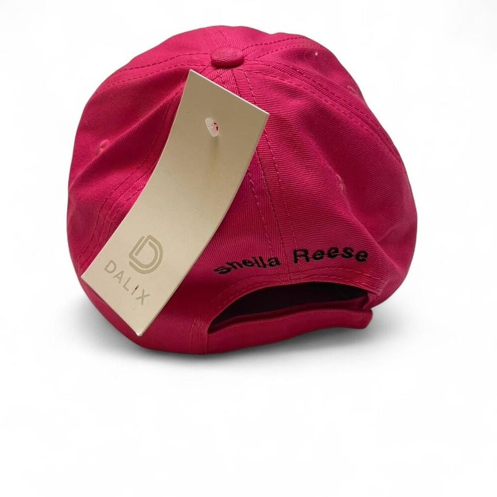 NWT Dalix Hot Pink Dad Hat Custom Embroidered Shoot With Sheila 100% Cotton - Picture 2 of 3